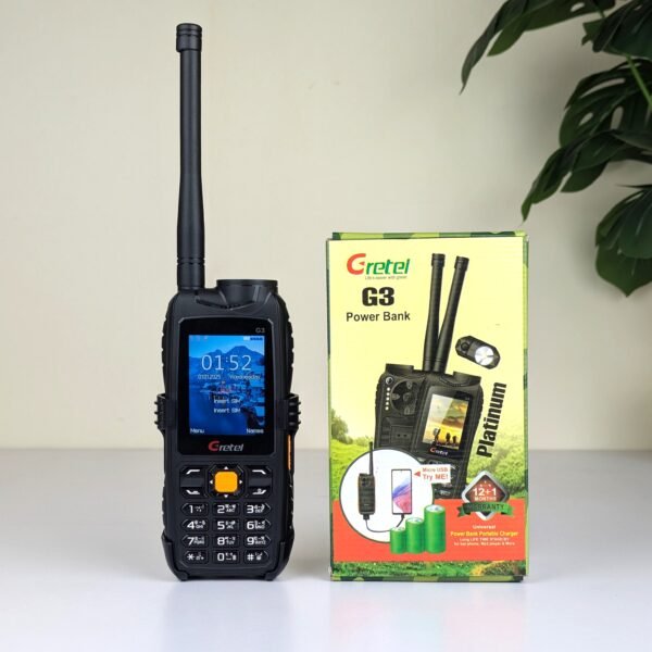 Gretel G3 Antina Power Bank Phone 9800mA - TaherShop