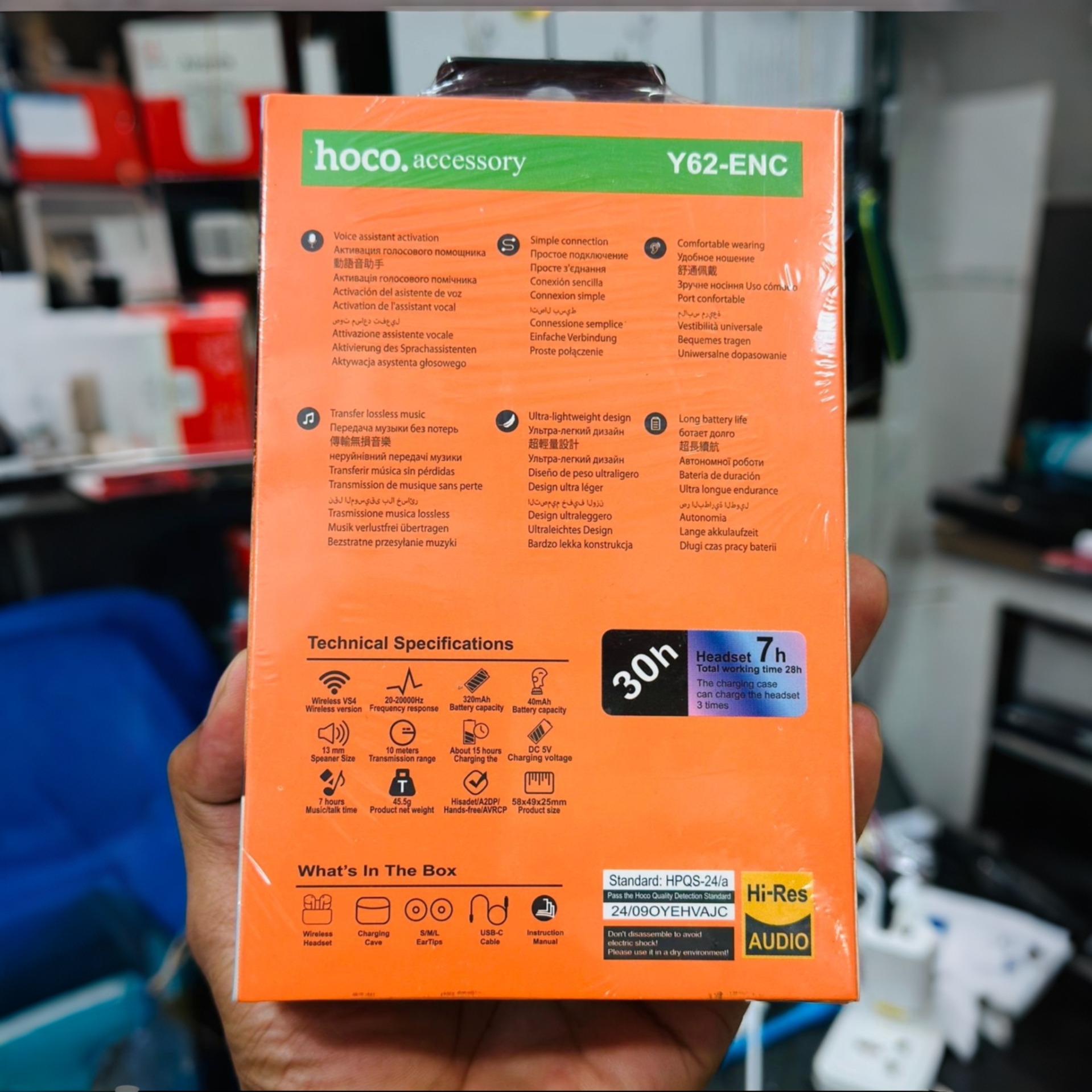Hoco Y62-ENC Wireless Bluetooth Earbuds