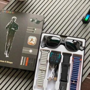 LAXASFIT Smartwatch set 2 with 6 straps