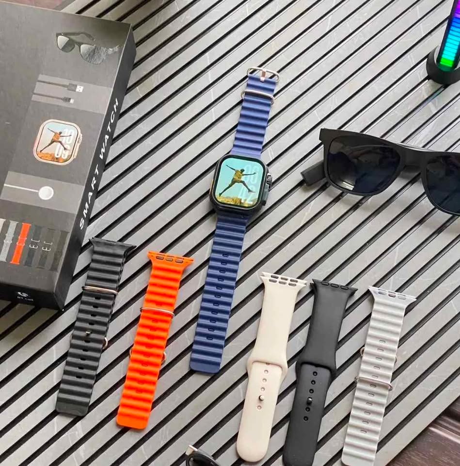 LAXASFIT Smartwatch set 2 with 6 straps