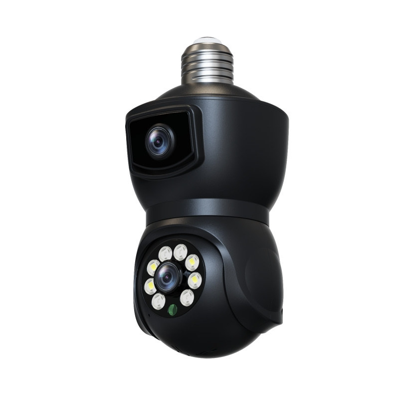 V380 E9 Dual Lens Bulb PTZ IP Camera.
