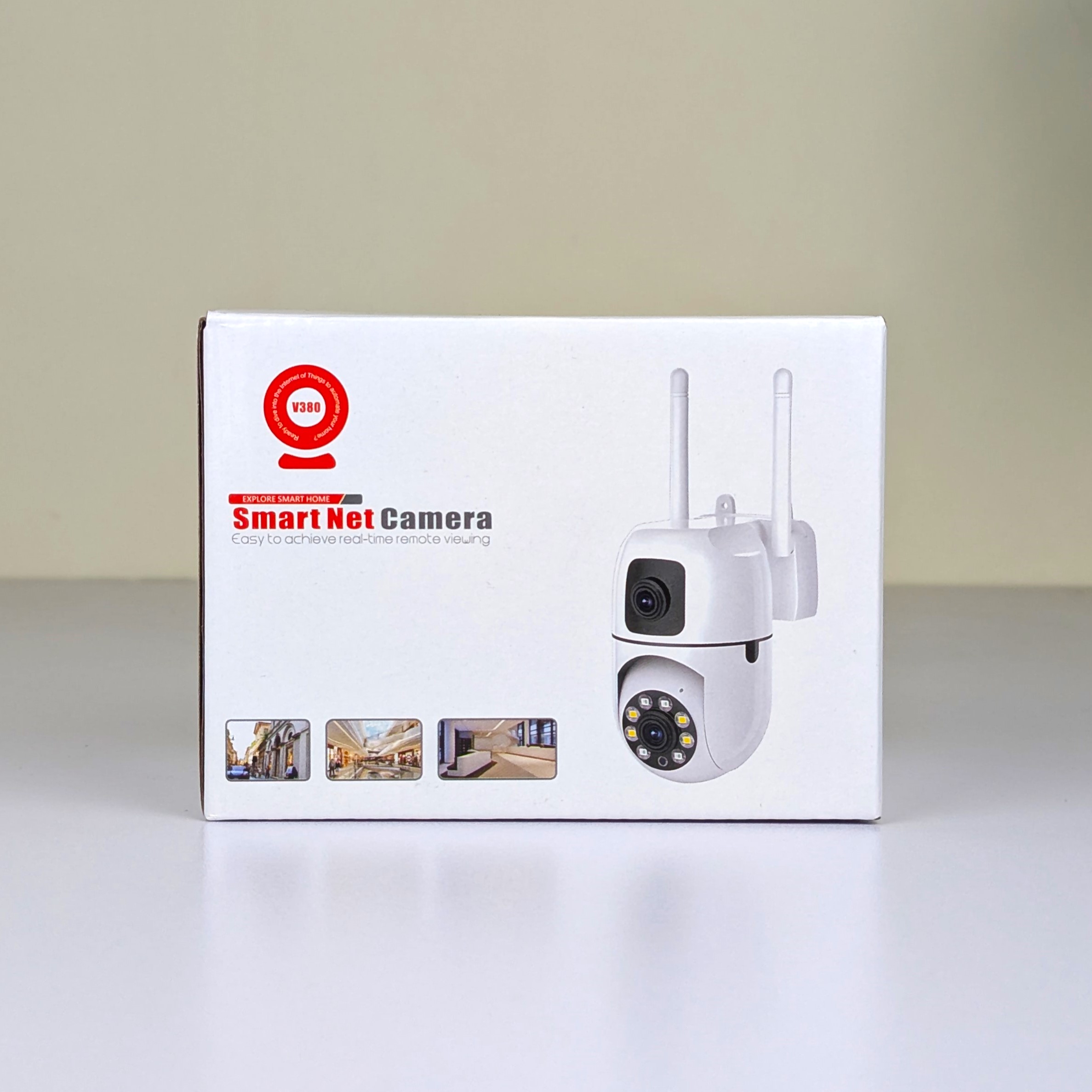 V380 Mini PTZ Dual Lens Camera 4MP WiFi Supported | TaherShop