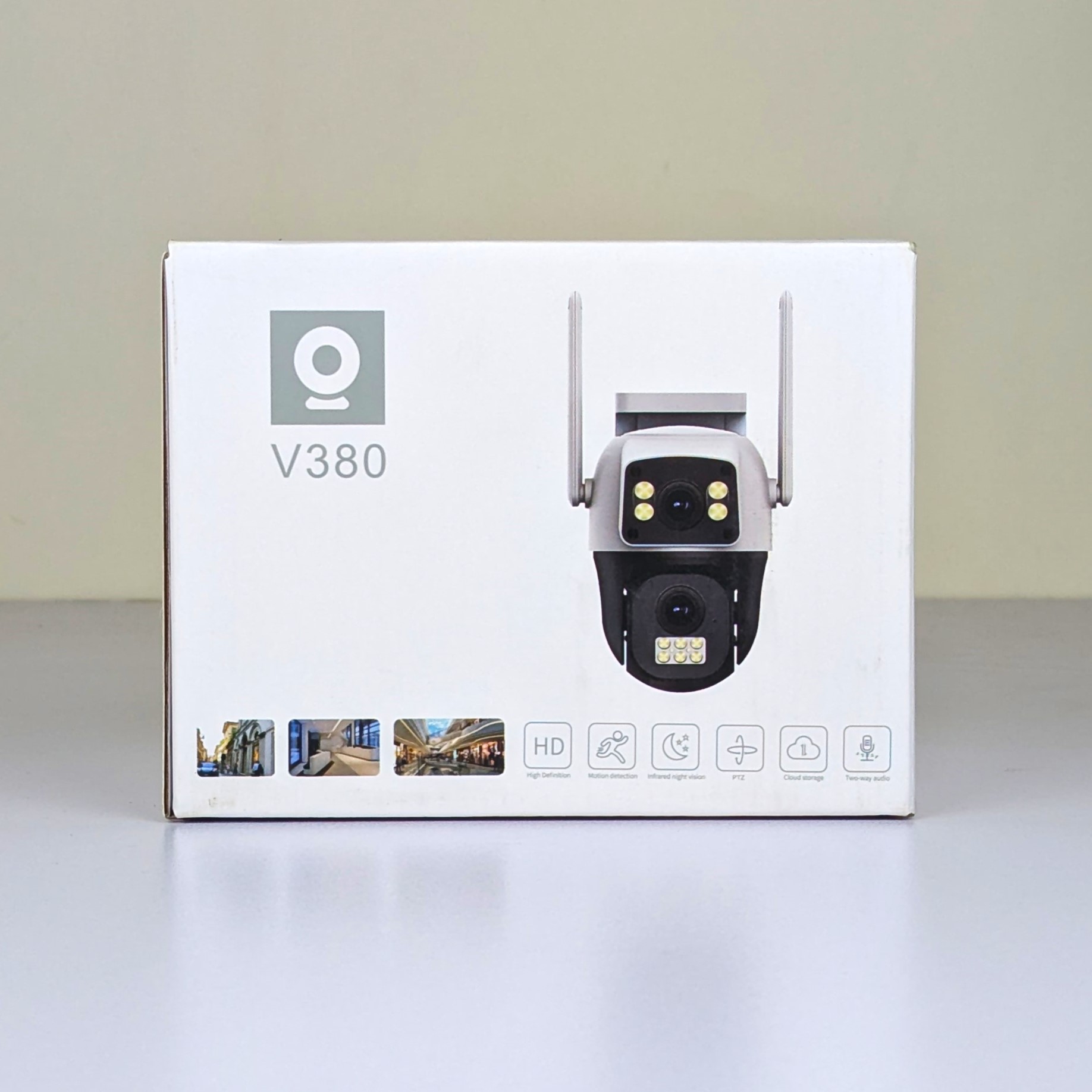 V380 Dual Lens Wi Fi Camera