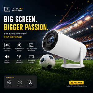 Magcubic HY300 Smart Mini Projector – 4K Supported