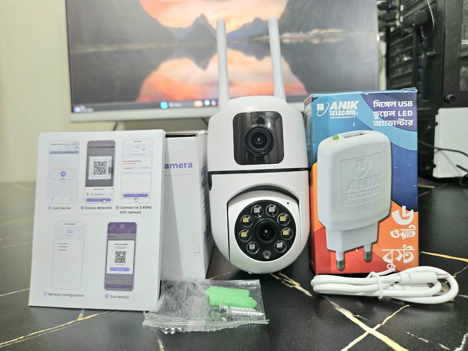 A7 Dual Lens Camera সেরা WIFI Camera Bangladesh